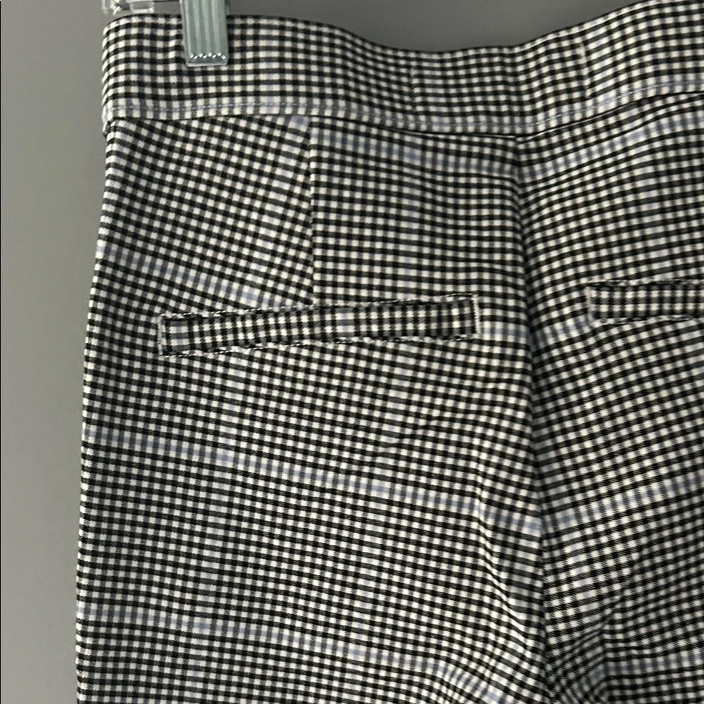 Hollister Black and White Checkered Straight Leg Pants